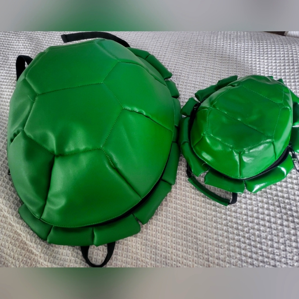 Used Nickelodeon Teenage Mutant Ninja Turtles Shell Backpack w lunch box